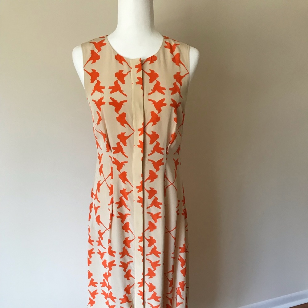 Silk Hummingbird Dress